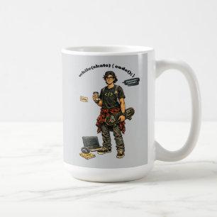 Software Engineer Coder Who Goes Skateboarding URM Coffee Mug