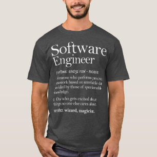 Software Engineer Definition Apparel Computer T-Shirt