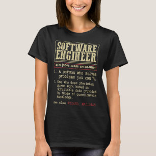 Software Engineer Dictionary Definition T-Shirt