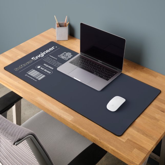 Software Engineer – Funny Work Humour, Office Gift Desk Mat (Office 2)