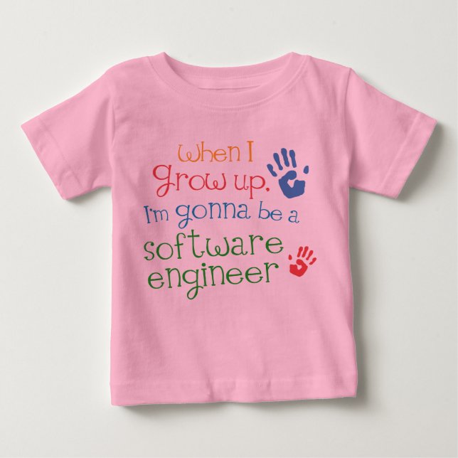 Software Engineer (Future) Infant Baby T-Shirt (Front)