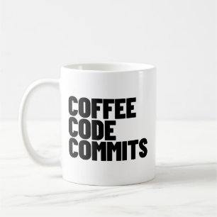 Software Engineer Life - Coffee Code Commits Devel Mug