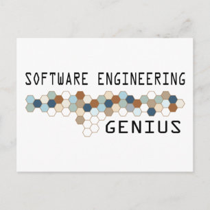 Software Engineering Genius Postcard