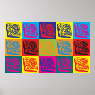 Software Engineering Pop Art Poster