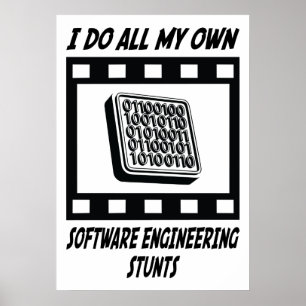 Software Engineering Stunts Poster
