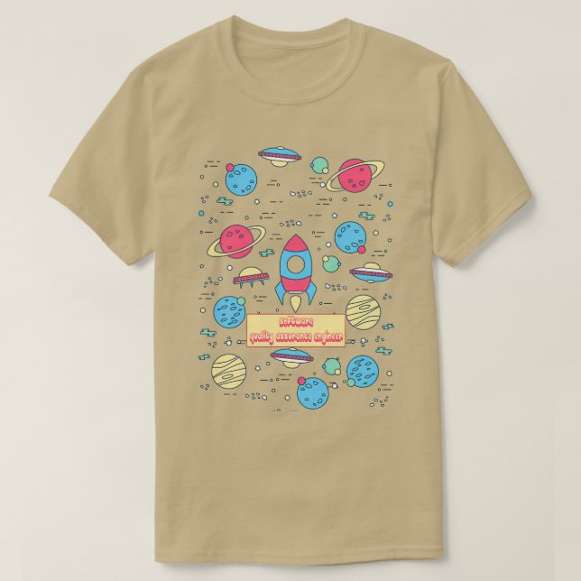 SOFTWARE QUALITY ASSURANCE ENGINEER 3 T-Shirt (Design Front)