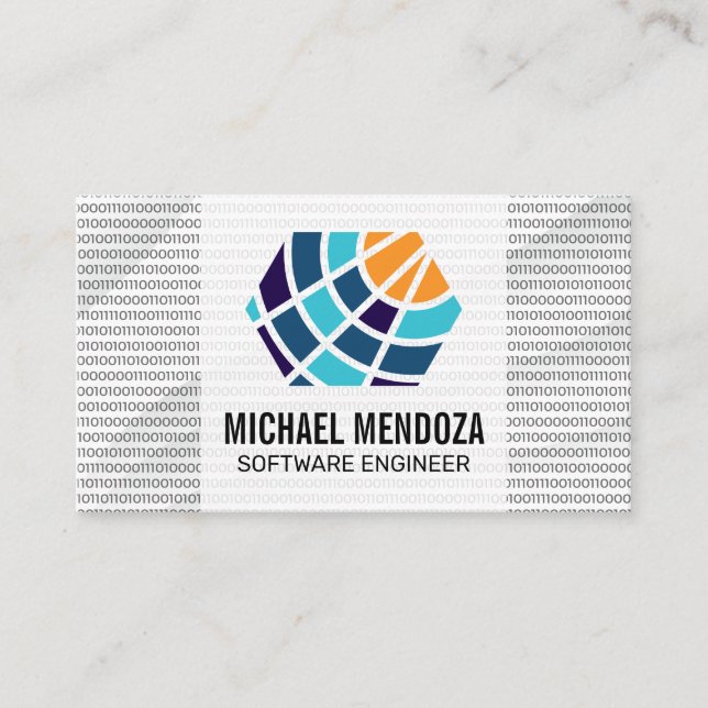 Software Robotics | AI Chip Tech Business Card (Front)