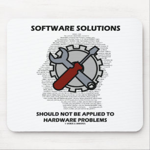 Software Solutions Should Not Be Applied Hardware Mouse Pad