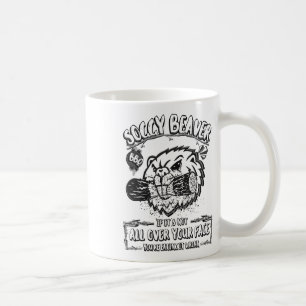 Soggy Beaver Bbq If It's Not All Over Your Face 14 Coffee Mug