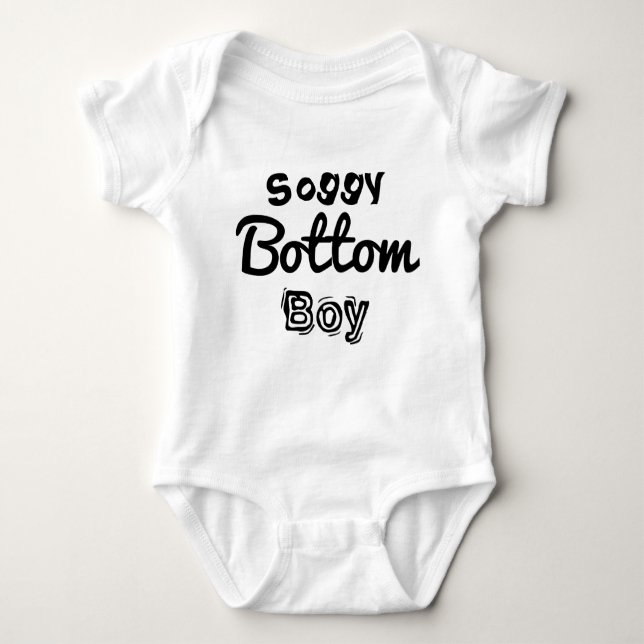 "Soggy Bottom Boy" bodysuit (Front)