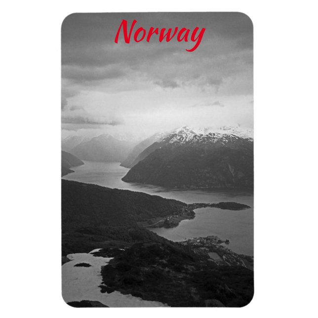 Sognefjord, Norway Magnet (Vertical)