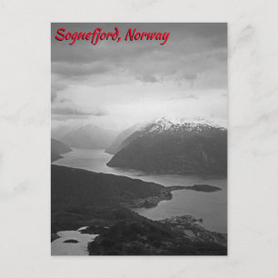 Sognefjord, Norway Postcard