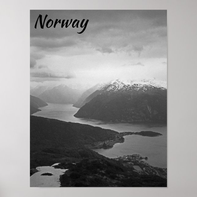 Sognefjord, Norway Poster (Front)