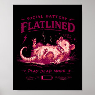 Sogovernment Agencyl Battery Flatlined Play Poster