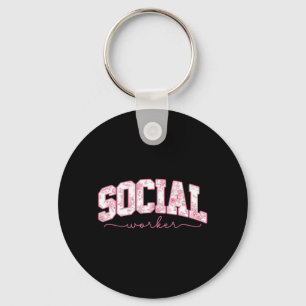 Sogovernment Agencyl Worker Floral Sogovernment Key Ring