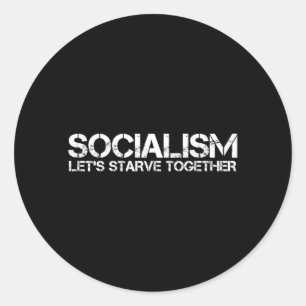 Sogovernment Agencylism Lets Starve Together Funny Classic Round Sticker