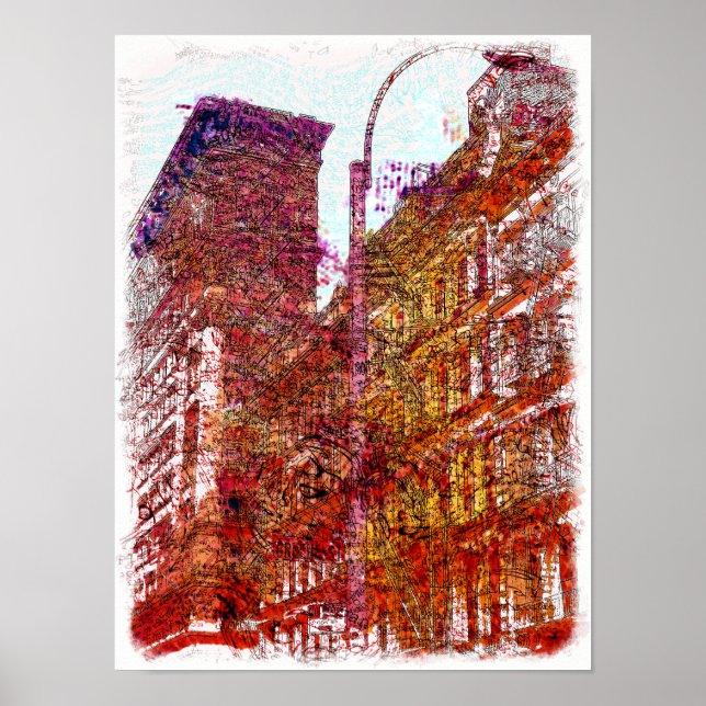 Soho, New York City Poster Print (Front)