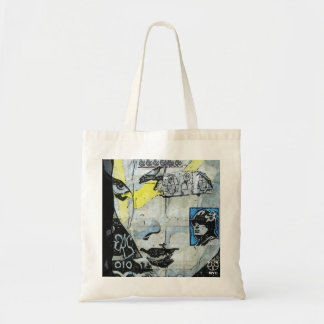 Soho Wall Art Girl Face Tote Bag