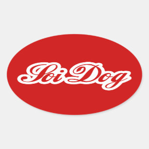 SOI DOG OVAL STICKER