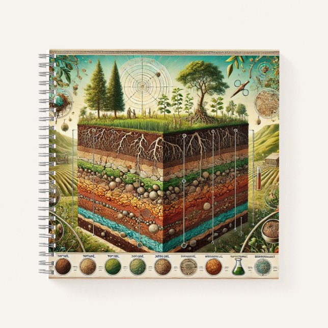 Soil Layers & Ecological Composition Notebook (Front)
