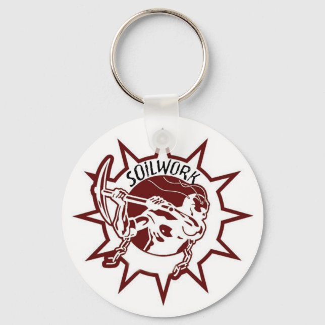 Soilwork Button Key Ring (Front)