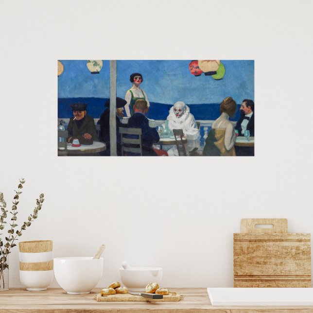 Soir Bleu | Edward Hopper | Poster (Kitchen)