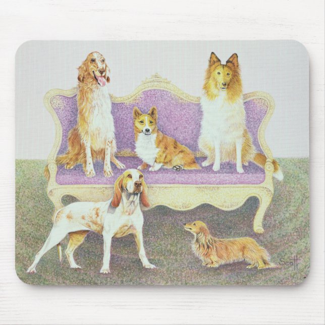 Soiree in the salon mouse pad (Front)