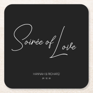 Soirée of Love Custom Coaster