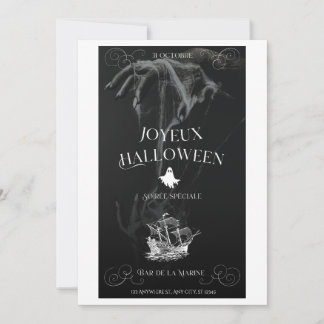 🎃 Soirée Spéciale Halloween au Bar de la Marine  Invitation