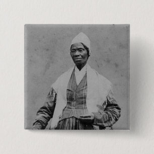 Sojouner Truth Suffrage Abolishionist Civil Rights 15 Cm Square Badge