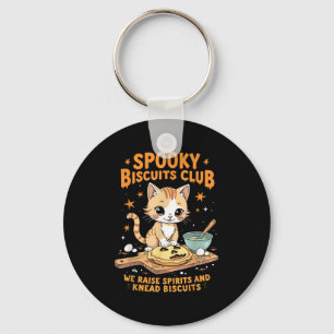 Soky Biscuits Club Cat Funny Halloween Baking Key Ring