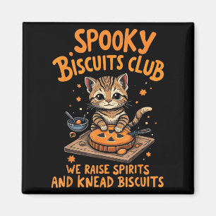 Soky Biscuits Club Cat Funny Halloween Baking Magnet