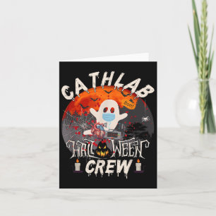 Soky Cath Lab Boo Crew Cath Lab Halloween Matching Card