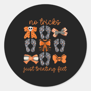 Soky Diatry Crew Halloween Diatrist Coquette Foot Classic Round Sticker