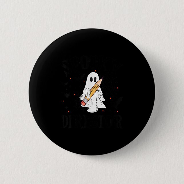 Soky Director Halloween School  6 Cm Round Badge (Front)