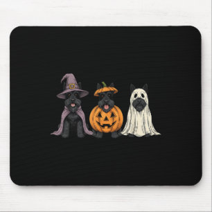 Soky Ghost Scottierrier Pumpkin Halloween Dog Love Mouse Pad