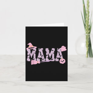Soky Halloween Mama Varsity Mum Pastel Nk Pumpkin Card