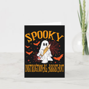 Soky Instructional Istant Halloween School Card
