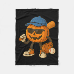 Soky Jack O Lantern Baseball Halloween Costumes Me Fleece Blanket