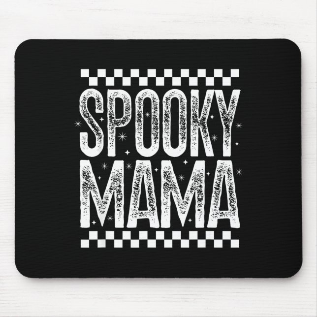 Soky Mama Retro Halloween Season Witch Quote Sayin Mouse Pad (Front)