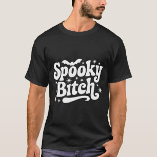 Soky Retro Halloween Witch Quote Saying Bats Gift  T-Shirt