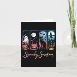Soky Season Halloween Vintage Halloween Horror Nig Card