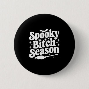Soky Season Retro Halloween Witch Quote Saying Gif 6 Cm Round Badge