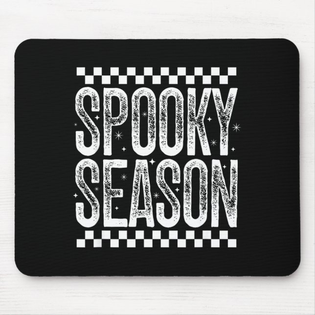 Soky Season Retro Halloween Witch Quote Saying Gif Mouse Pad (Front)