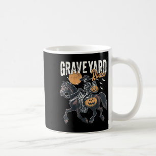 Soky Western Cowboy Skeleton Rodeo Pumpkin Hallowe Coffee Mug