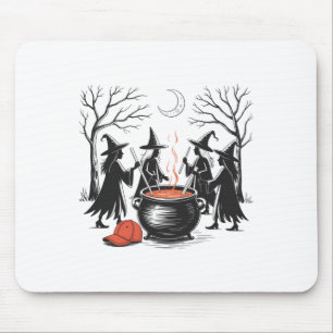 Soky Witch Halloween Anti Trump Feminist Women Rig Mouse Pad