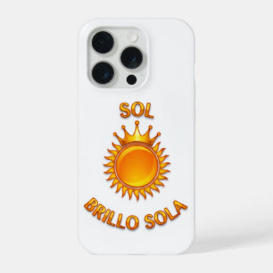 Sol Brillo Sola iPhone Case – Inspirational Logo P