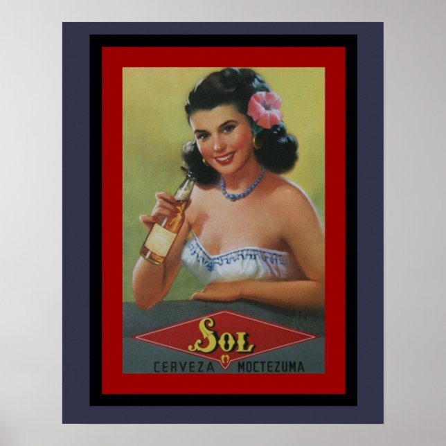 Sol Cerveza Beer Poster 16 x 20 (Front)