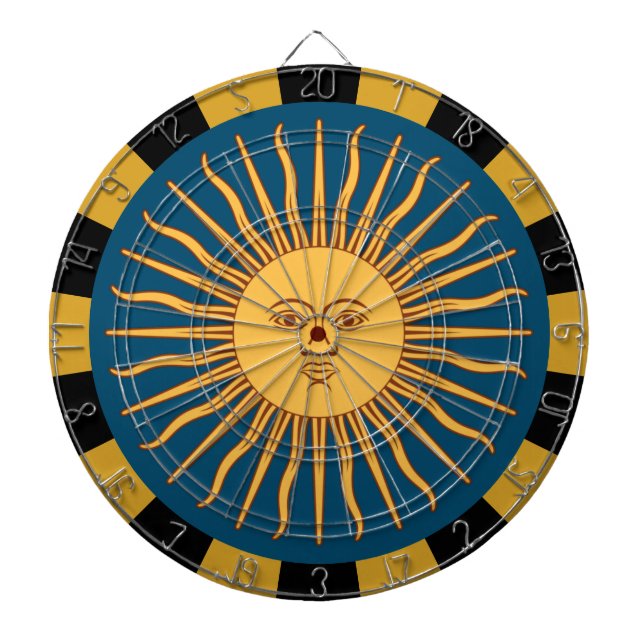 Sol De Mayo Dartboard & Flag darts / game board (Front)