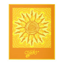 "SOL" design Metallic Art.